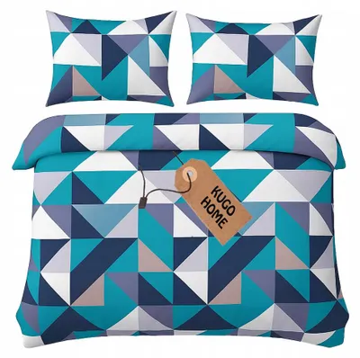 Produktbild von Piruu Bettwäsche Set 220x200cm Baumwollsatin mit Kissenbezügen