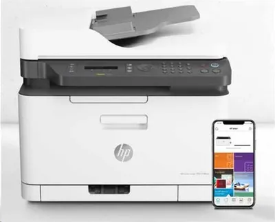 Immagine prodotto di HP Color Laser MFP 179FNW (A4,18/4 ppm, USB 2.0, Ethernet, Wi-Fi, Print/Scan/Copy/Fax, ADF)