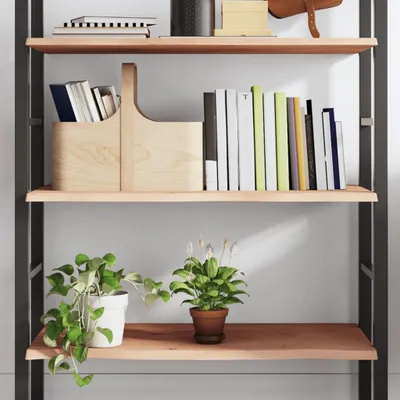Produktbild von Wandregal 80x60x2 cm Massivholz Eiche Unbehandelt , Wandregale Design 2024