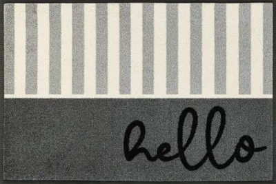 Produktbild von Fußmatte wash+dry Design Hello Stripes 50x75 cm
