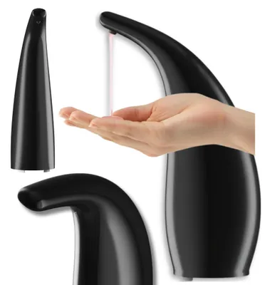 Produktbild von Granitan - Seifenspender - Spülmittelspender 300 ml - Spender Schwarz - Einbau