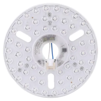 Image de kit d'éclairage de ventilateur de plafond à LED 6,3 pouces, magnétique, 24 W, à intensité variable, 3CCT, 3000 K, 4000 K, 6000 K, panneau de remplacement, 230 V