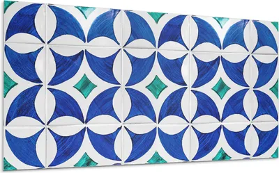 Produktbild von Geometrische Fliesenmuster – Selbstklebende Fliesen – Wandverkleidung – Wandpaneel – PVC Fliesen – Vinylflisen – PCV Flisen – Selbstklebend – Wanddeko – 120 x 60 cm