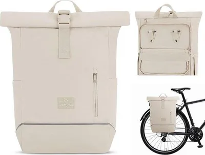 Produktbild von Famanu Fahrradtasche 2-in-1 - Beige