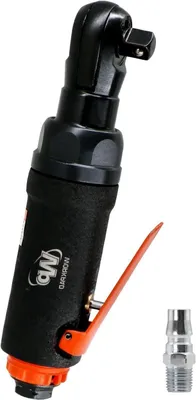 Productafbeelding van Perslucht Ratelschroevendraaier - Lucht Ratel - Auto Reparatie - Compact Lichtgewicht - 180 mm - Grijs