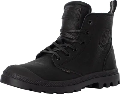 Produktbild von Palladium Lederstiefeletten Pampa mit Reißverschluss, Schwarz 43 EU