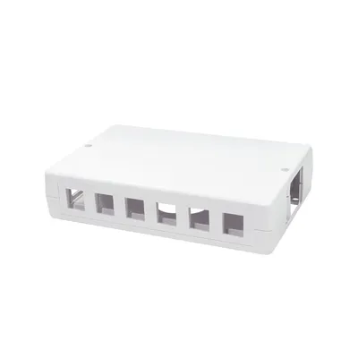 Zdjęcie produktu dla Puszka natynkowa Keystone LogiLink NK4033 12 portów UTP, biała