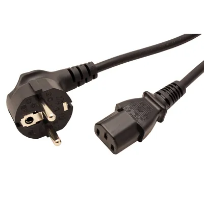 Obrázek produktu pro ROLINE Kabel síťový, CEE 7/7(M) - IEC320 C13, 1,8m, černý (19.08.1018)
