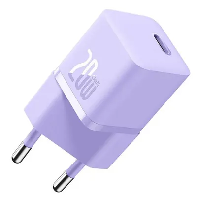 Obrázok produktu pre Baseus GaN nabíjačka (CCGN050105) – USB-C, 20 W, rýchle nabíjanie, fialová