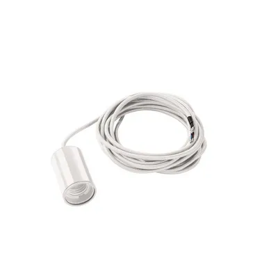 Produktbild von SLV FITU Pendelleuchte, A60, weiß, 5m Kabel mit offenem Kabelende