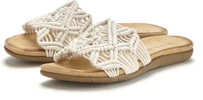 Produktbild von LASCANA Pantolette Sommerschuh, offener Schuh, Mule, Sandale, beige Größe 41
