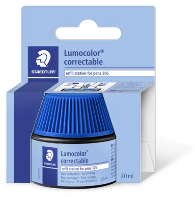 Produktbild von STAEDTLER 487 05 Nachfüllstation für Lumocolor correctable 305 Einzelprodukt blau