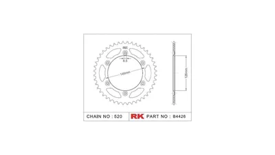 Immagine prodotto di Pignone RK 520 47T acciaio argento
