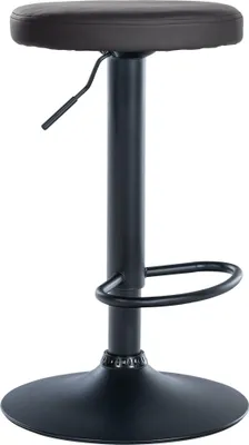 Produktbild von CLP Barhocker Ponte Kunstleder-Bezug schwarz Gestell Farbe schwarz