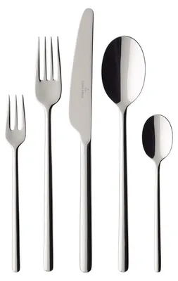 Image de Set de couverts en acier inoxydable 30 pièces - Lavable au lave-vaisselle
