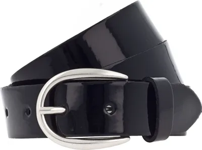 Produktbild von Vanzetti Leder Gürtel The Power of Patent Leather 30mm LackLeather Belt W75 Black schwarz