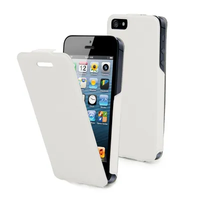 Obrázek produktu pro Muvit iFlip Case iPhone 5, Uzavírací pouzdro, Apple, iPhone 5, Bílá