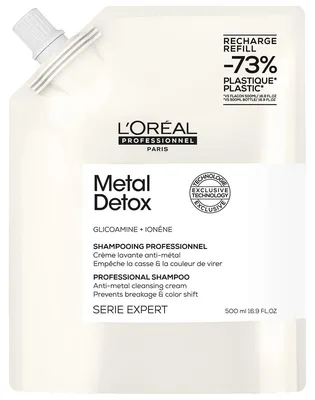 Image de L'Oréal Shampooing L'Oréal Série Expert Metal Detox Shampoo Refill 500ml