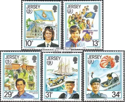 Produktbild von Briefmarken GB - Jersey 1985 Mi 350-354 (kompl.Ausg.) postfrisch Jugendjahr