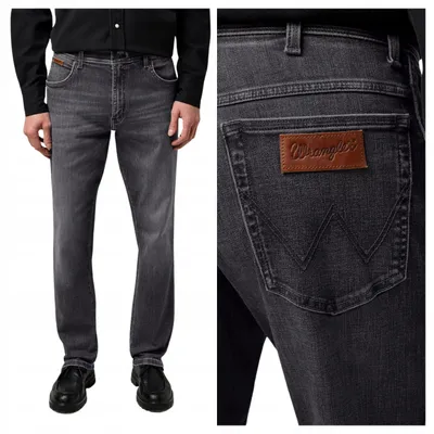 Zdjęcie produktu dla Wrangler | Spodnie jeansowe typu slim fit, model Texas Slim, rozmiar W33, długość nogawki L34