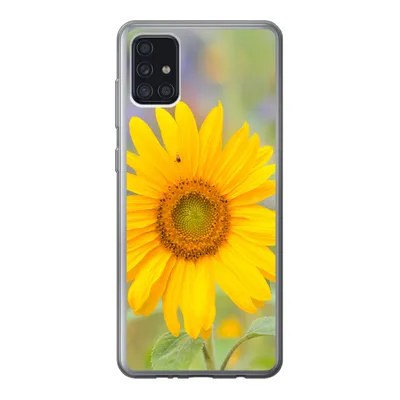 Produktbild von MuchoWow® Handyhülle Schutzhülle Hülle für Samsung Galaxy A52 5G Blumen - Sonnenblume - Gelb Silikon Softcase Handy Hülle - Umschlag