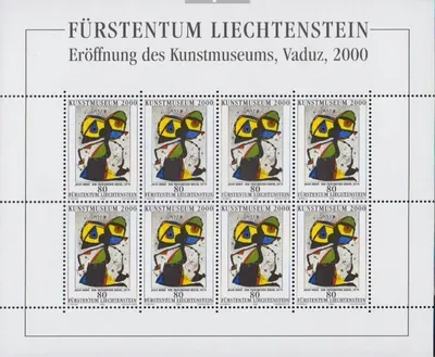 Produktbild von Briefmarken Liechtenstein 2000 Mi 1245Klb-1247Klb (kompl.Ausg.) postfrisch Kunstmuseum