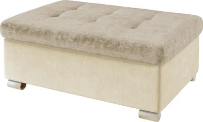 Produktbild von MIRJAN24 Polsterhocker Niko Groß, Stilvoll Sitzhocker vom Hersteller, Moderne Hocker (Farbe: Magic Velvet 2250 + Miu 2041)