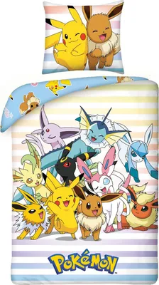Produktbild von Pokemon Pikachu - 2 x Bettwäsche-Set mit Wendemotiv, 135x200 & 80x80