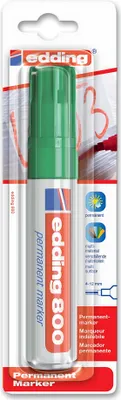 Produktbild von Edding 800, Grün, Meißel, Mehrfarbig, 4 mm, 1,2 cm, Multi