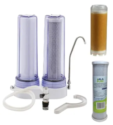 Produktbild von Wohnmobil-Wasserfilter-Set für sicheres und kalkfreies Trinkwasser
