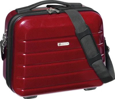 Produktbild von Koffer Beautycase Rot 12 LI Bowatex Schminkkoffer Box Kosmetikkoffer