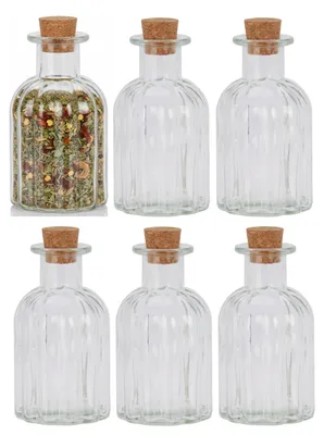 Produktbild von Gewurzglaser / kleine Vorratsglaser - 12x Stuck - Glas - transparent - 120 ml