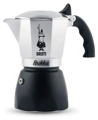 Obrázek produktu pro Bialetti Brikka Moka pot 0.17 L Black  Stainless steel