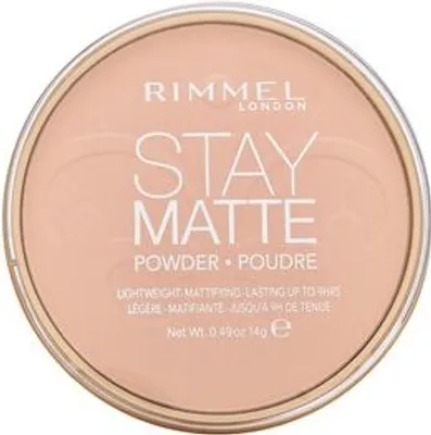 Image de Rimmel Stay Mate 002 Pink Blossom Pressed Mattifying Face Powder 14 g
