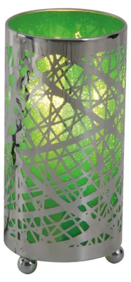 Obrázek produktu pro Näve stolní lampa - plast/kov - chrom, zelená; 3087217