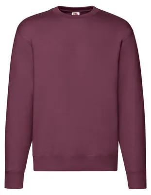 Produktbild von Fruit of the Loom - "Premium" Sweatshirt für Herren angesetzte Ärmel LT1358 (M) (Burgunderrot)