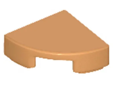 Zdjęcie produktu dla Lego® 1x1 Tiles Round Corner 25269 - 50 sztuk Średni nugat