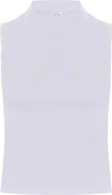 Image de Skinni Fit Débardeur femme col haut RW5494 (M) (Blanc)