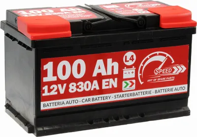 Produktbild von SPEED Autobatterie 100Ah L4 830A 12V 315x175x190