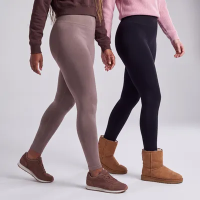 Produktbild von Thermoleggings Damen Skiunterwäsche 38 bis 50 Komfortbund angeraute Leggings