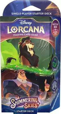 Image de Disney Lorcana: Shimmering Skies (Set 5) Starter Deck -kerailykortit