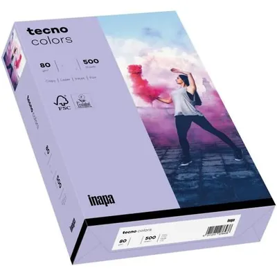 Produktbild von tecno Kopierpapier colors violett DIN A3 80 g/qm 500 Blatt