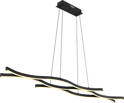 Produktbild von Globo Lighting Hängeleuchte Metall schwarz matt, LED