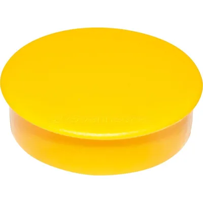Produktbild von Soennecken Magnet 4885 rund 38mm 2,5kg gelb 10 St./Pack.