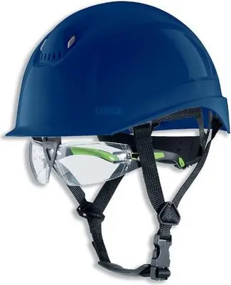 Produktbild von Schutzhelm uvex pheos S-KR IES 9772544 blau mit Lüftungen