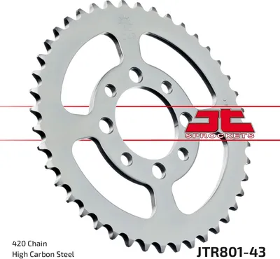 Produktbild von Jt Hinteres Ritzel 801 43 Für Kawasaki Ae 80 (81-89), Ar 80 (82-92) (80143Jt) (Kette 420)