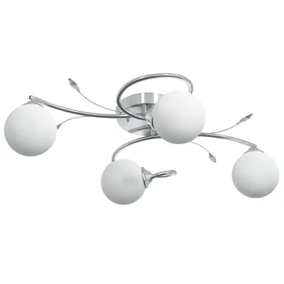 Zdjęcie produktu dla VidaXL 337908, 4 szt., G9, Żelazo, Biały
