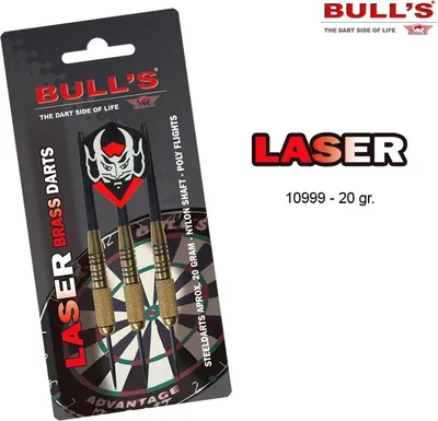 Zdjęcie produktu dla Bulls 3 Steeldart Laser Brass Darts 20