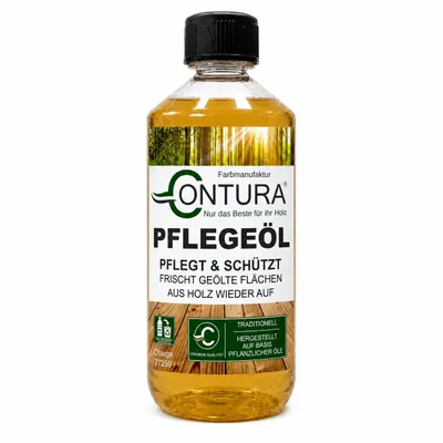 Produktbild von 125ml - Contura Profi Pflegeöl Premium Greenline Holzöl Holzschutz Tisch & Möbelöl Holzpflege
