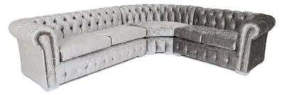 Produktbild von Chesterfield Ecksofa Sofa Couch Ledersofa Polster Eck Couch Garnitur Design #330